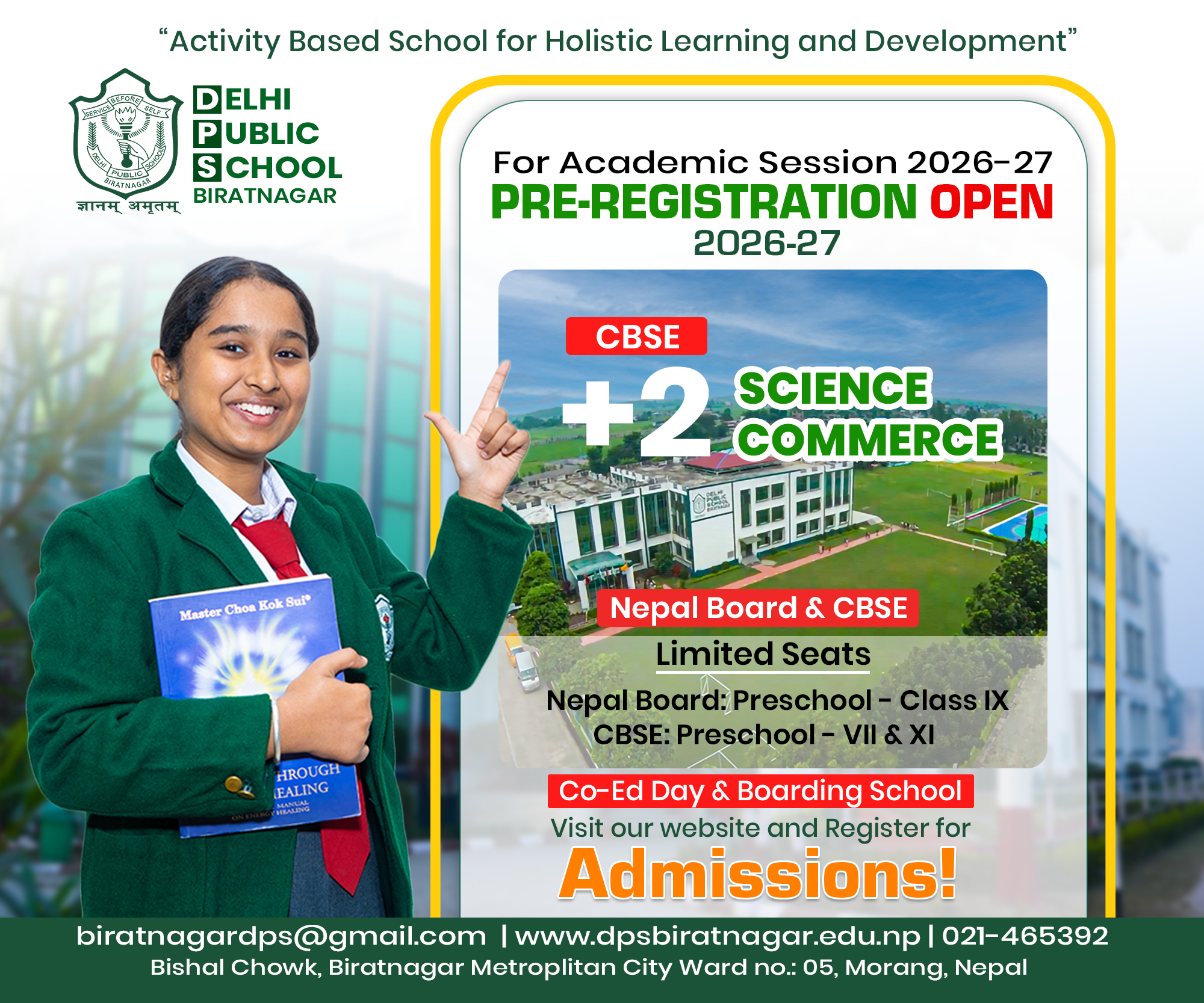 admission open 2026-2027